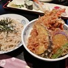 立花 - 天丼とざる蕎麦のセット