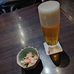 九頭龍蕎麦 - 生ビール