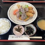 万作 - 下関ご当地定食 1380円