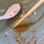 芳華 - もちろんスープ一滴も残さず 完食しました