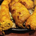 INDIAN CURRY GHAR BAGAICHA - フィッシュティッカ2ピース＆シシカバブ2ピース