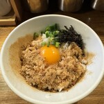 麺庵 小島流 - 限定 潮かつおのTKG 400円