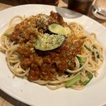 ローマ軒 - 料理写真:パスタドリンクセット（300g）
（ミート&ミート＋ゼロコーラ）
1190円