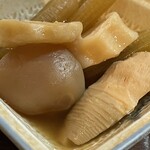 焼きもの家 慶 - フキとタケノコとこんにゃくは大好き。ちくわぶは大の苦手^_^;