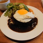 レストラン・サカキ - 目玉焼のせハンバーグ③