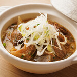 Rich miso beef tendon stew