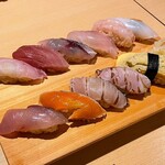 Sushi Rekireki - すしセット(亀)