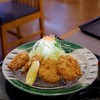 とんかつ太郎 - 料理写真:カキフライ＆ヒレかつ定食