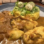 かじカレー - カキがデカい