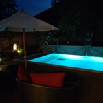 鴨川館別邸 ラ・松廬 - プール夜