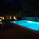 鴨川館別邸 ラ・松廬 - プール夜