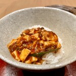 一碗水 - 麻婆豆腐 オンザジャスミンライス♡