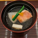 Zuien Tei - キンキのお椀って、何と贅沢