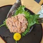 三海荘 - カワハギのたたき