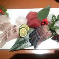 北新地平八 - 刺身盛り合わせ
