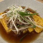 山長弥栄 - 弥栄の出汁巻き玉子　肉餡掛け