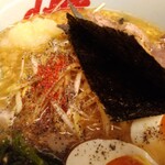 山岡家 - 朝食に必須なニンニぐフタ匙と一味唐辛子は控えませんでしたが…