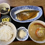 柳ばし - サバみそ煮定食　¥950