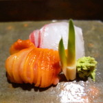 松川 - 鯛と赤貝のおつくり