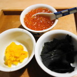 松川 - 生からすみ、イクラ、海苔