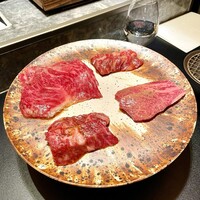 西麻布 焼肉 X - ⑪48ヶ月肥育雌牛 但馬玄ヒレ ⑫48ヶ月肥育雌牛 但馬玄ハラミ ⑬48ヶ月肥育雌牛 但馬玄三角バラ ⑭48ヶ月肥育雌牛 但馬玄サーロイン
