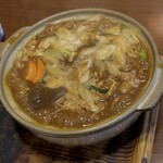 Kawaiya Honten - 親子味噌煮込みうどん麺大盛り