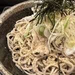 蕎麦とラー油 - 