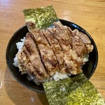 客野製麺所 - ミニパーコー丼(¥300)
