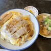 館の丸食堂 - 料理写真:かつ丼(半ライス) 半ホルモン