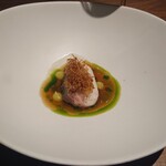 Labyrinth - 金目鯛、発酵紫キャベツ、柚子胡椒