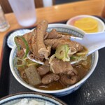 永井食堂 - もつ煮大盛り定食