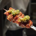 とり茶太郎 - 比内地鶏ハラミ韮ミント