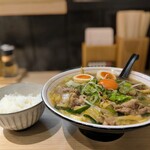 麺 鍾馗 - 小ライス　天理スタミナ中華