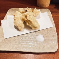 銀平 北新地店 - 牡蠣の天ぷら