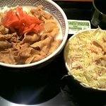 Yoshinoya - 豚丼＆ごぼうサラダ