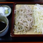 芭蕉庵 - ＜2009年10月＞二色そば￥1,050（あらびき・柚子きり）