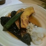 浜寿司 - 野菜の揚げ浸し500円