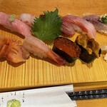 すし魚菜 かつまさ - ランチ めちゃくちゃうまい寿司