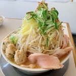 麺屋　たか - 鶏白湯にんにく野菜ラーメン（税込1,130円）