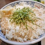 梵天食堂 - 本日のサービスランチ定食の大盛り400gご飯