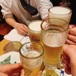 Bon'Ya - 遅れて来た2人が加わり、仕切り直しのカンパーイ！