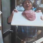 生ホルモン処 おさむちゃん。 - 神戸牛ツラミ！　フレッシュ過ぎる（笑）　