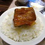 Katokuen - 豚角煮定食900円（ランチは、ご飯、麻婆豆腐ほか、食べ放題）