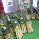 アグリプラザ藤岡 農産物直売所 - 白根が部分が太いネギ「下仁田ネギ」