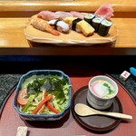 しほう田 - にぎり鮨ランチ … ¥1,300円（税込）