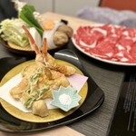 Shabushabu Nihon Ryouri Kisoji - 本ズワイガニ天麩羅