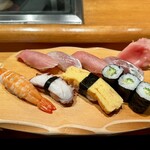 しほう田 - にぎり鮨ランチ … ¥1,300円（税込）