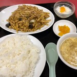 山水楼 - 山水楼(加哩肉絲定食)