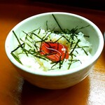 ごはん処 途々 - 漬け卵黄のっけごはん