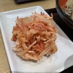 Juuwari Soba Nidaime Chousuke - 紅生姜のかき揚げ（税込）180円